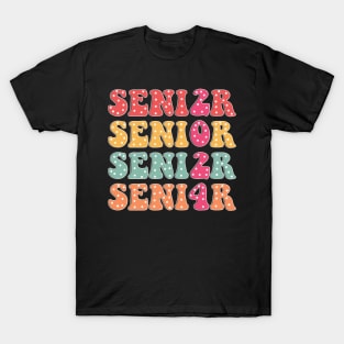 Senior 2024, Retro Graduation, Class of 2024, High School Senior T-Shirt